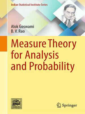 cover image of Measure Theory for Analysis and Probability